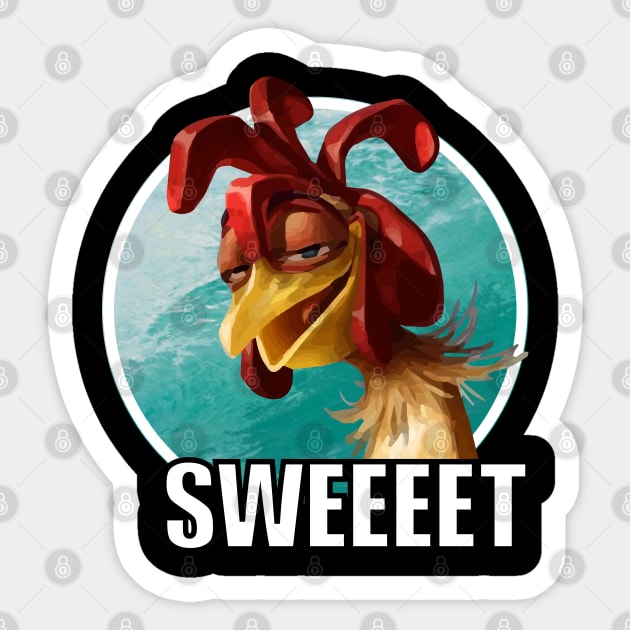 chicken joe tribute Sticker by vlada123